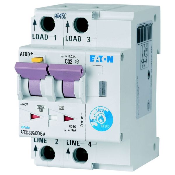 Arc Fault Detection Device, 2p, C, 32 A, 30 mA, type A image 21