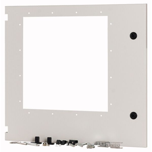 Front door for IZMX40, fixed, HxW=550x600mm, IP55, grey image 1