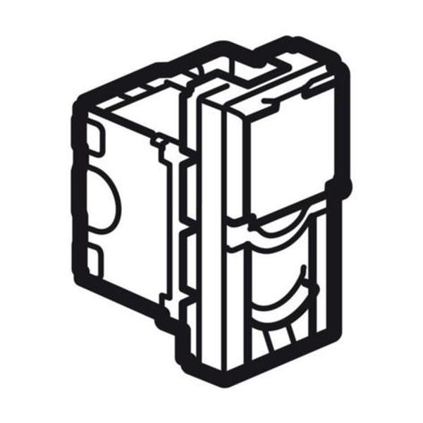 Arteor™ - RJ45 socket category 6 shielded STP 1 module - Magnesium image 1