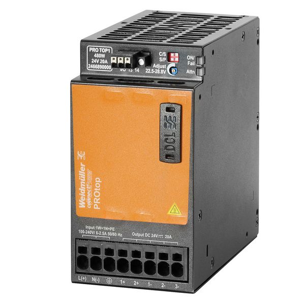 Power supply, 480 W, 10 A @ 60 °C image 2