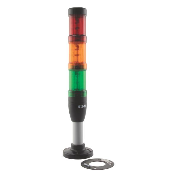 Complete device, red-orange-green, LED, 24 V, including base 100mm image 8