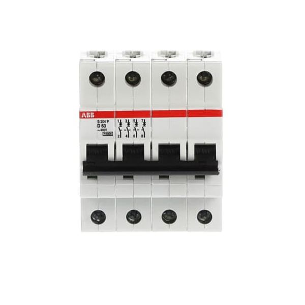 S204P-D63 Miniature Circuit Breaker - 4P - D - 63 A image 3