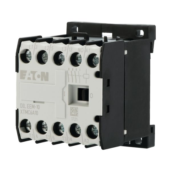 Contactor, 220 V DC, 3 pole, 380 V 400 V, 3 kW, Contacts N/O = Normally open= 1 N/O, Screw terminals, DC operation image 6