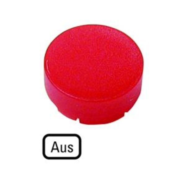 Button lens, raised red, AUS image 2