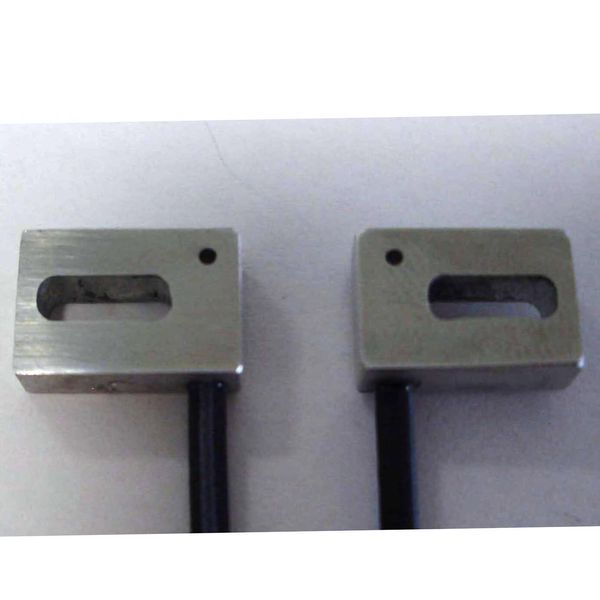 Fiber optic sensor head, through-beam, square, flat-view, long hole mo E32 9415A image 3