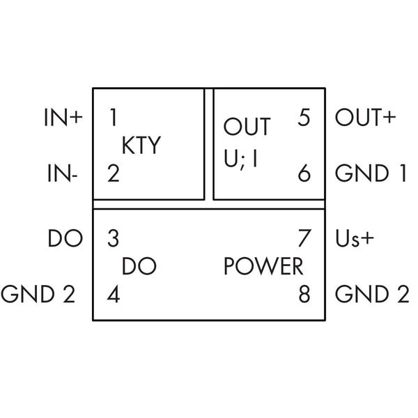 Temperature signal conditioner for KTY sensors Current and voltage out image 6