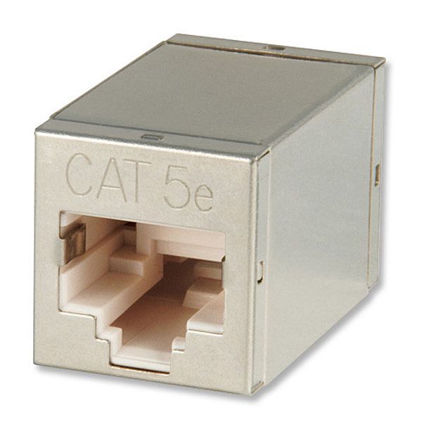 RJ45 STP double coupling, Cat. 5e image 1