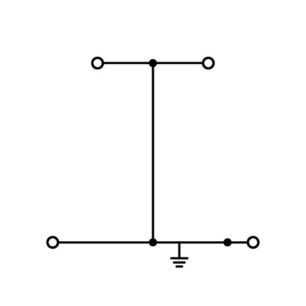 Double-deck terminal block 4-conductor ground terminal block 1.5 mm² g image 3