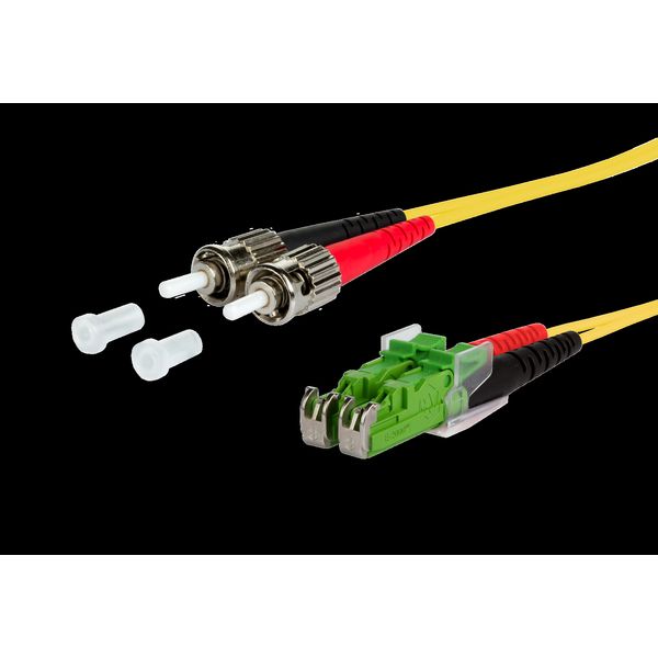 OpDAT patch cord 2xST/E2000-D APC OS2, 10.0 m image 2