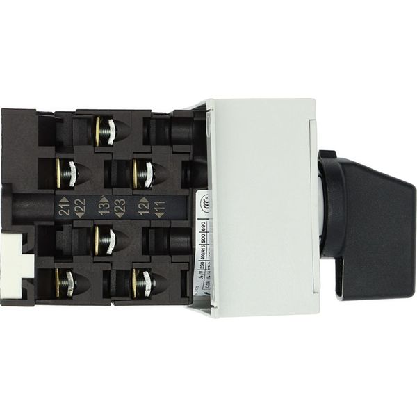 Step switches, T0, 20 A, service distribution board mounting, 3 contact unit(s), Contacts: 6, 45 °, maintained, With 0 (Off) position, 0-3, Design num image 26