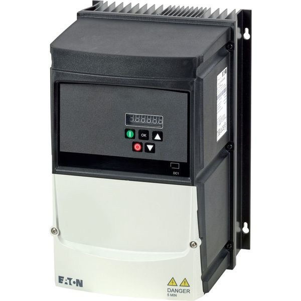 Variable frequency drive, 230 V AC, 3-phase, 24 A, 5.5 kW, IP66/NEMA 4X, Radio interference suppression filter, Brake chopper, 7-digital display assem image 10