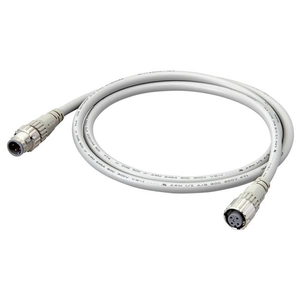 Cable with connectors on both cable ends, Smartclick M12 straight sock XS5W0006B image 1