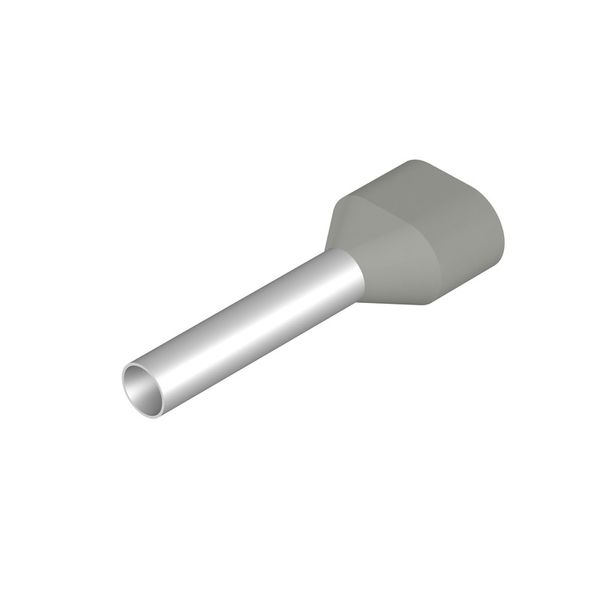 Wire end ferrule, Twin wire-end ferrule, 4 mm², Stripping length: 21 m image 1