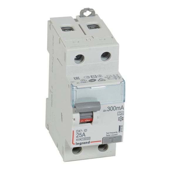 RCD DX³-ID - 2P - 230 V~ - 25 A - 300 mA - A type image 1