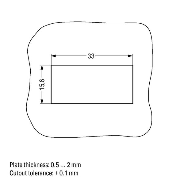 Snap-in plug with direct ground contact 3-pole black image 6