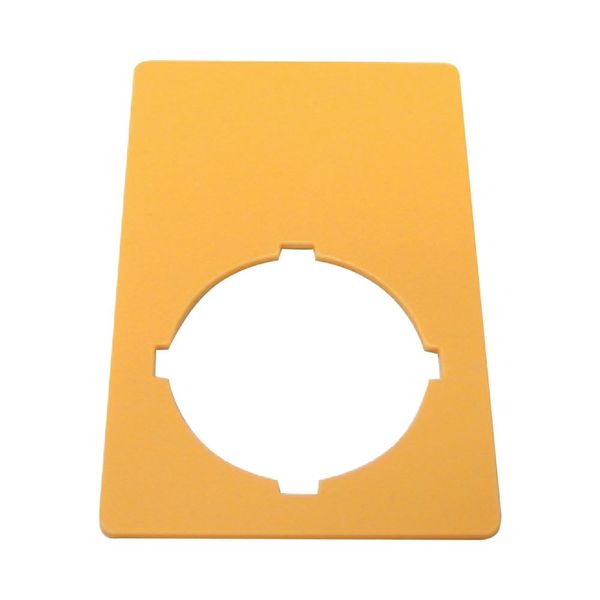 Label, emergency stop, HxW=50x33mm, yellow, emergency stop image 2