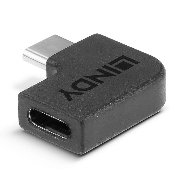 USB 3.2 Adapter Type C to C 90° USB Type C Male to C Female image 2