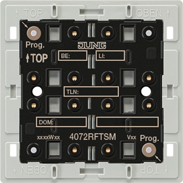 Radio push-button module 2-gang 4072RFTSM image 1