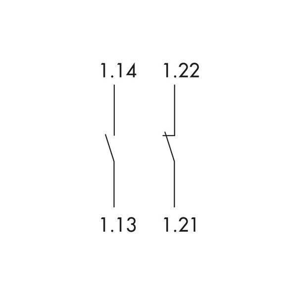 Auxiliary Contact 1NO+1NC, 250V/4A, snapp-on image 8