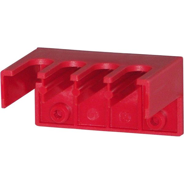 Terminal cover 3-and 4-poles for LTS20-40 base + DIN rail image 1