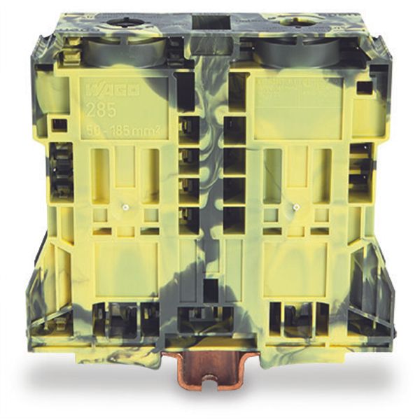 2-conductor through terminal block 185 mm² lateral marker slots dark g image 2