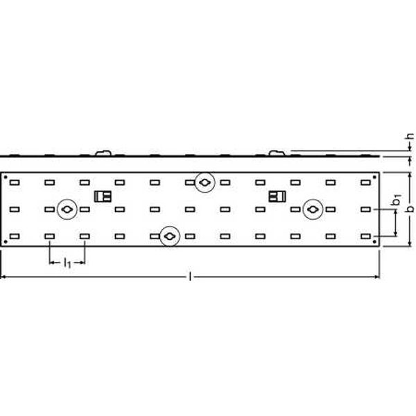 PLG2-BAR-1100-830-280X55-DC VS40   OSRAM image 1