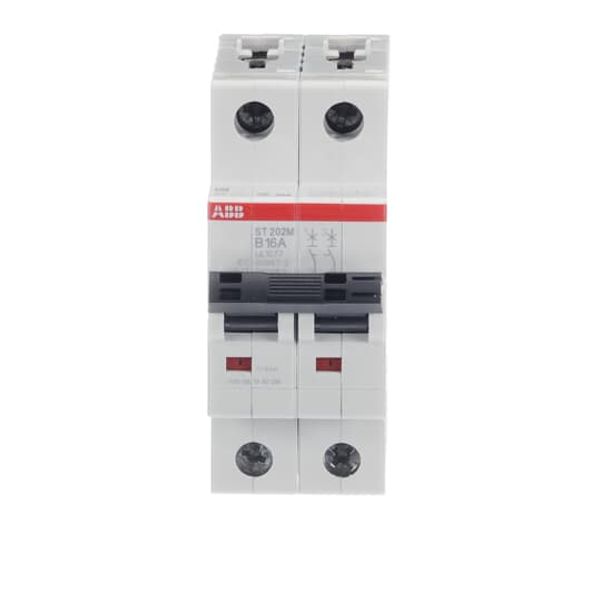 ST202M-B16 Miniature Circuit Breaker - 2P - B - 16 A image 1