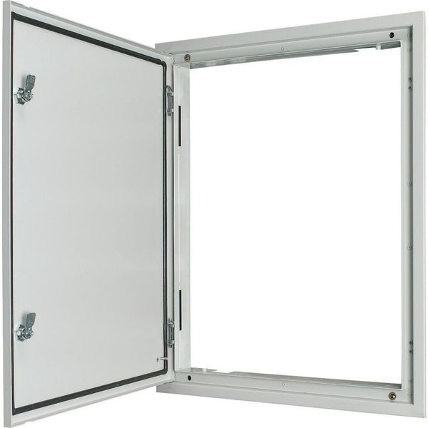 3-component flush-mounting door frame with door, rotary lever, IP54, HxW=1760x1000mm image 3