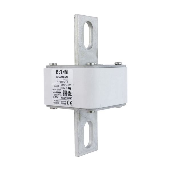 Fuse-link, high speed, 630 A, AC 690 V, size 3, 67 x 92 x 155 mm, aR, IEC, UL image 4