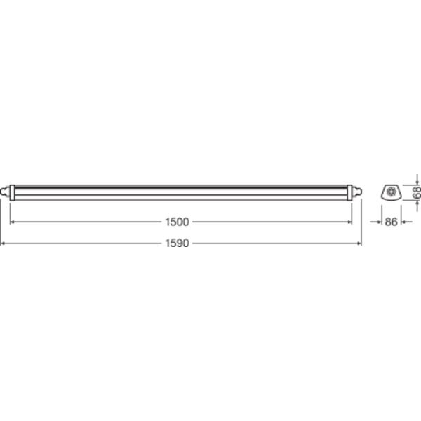 DAMP PROOF COMPACT GEN 1 1500 31W/3000K IP66 GR image 23