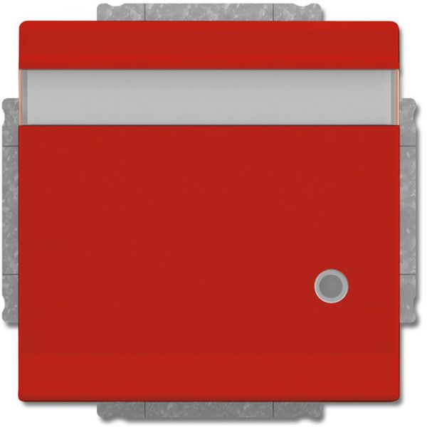 20 EUKNBL-12-82 CoverPlates (partly incl. Insert) future®, Busch-axcent®, solo®; carat®; Busch-dynasty® red RAL 3020 image 1