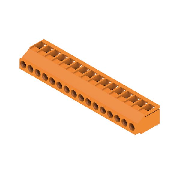 PCB terminal, 5.00 mm, Number of poles: 16, Conductor outlet direction image 4