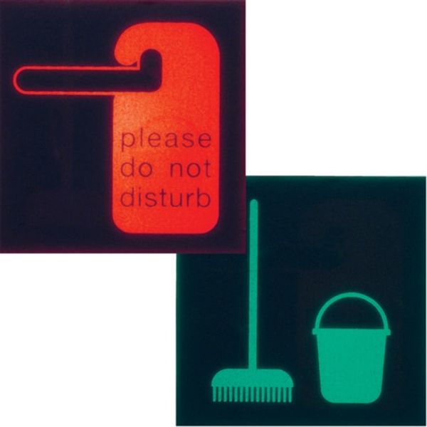 GALLERY INDICATION LABEL MAKE UP ROOM / DO NOT DISTURB image 1