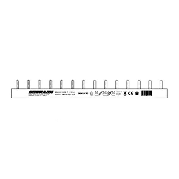 Busbar Pin Version 3-pole, 10mmý, 1m image 1