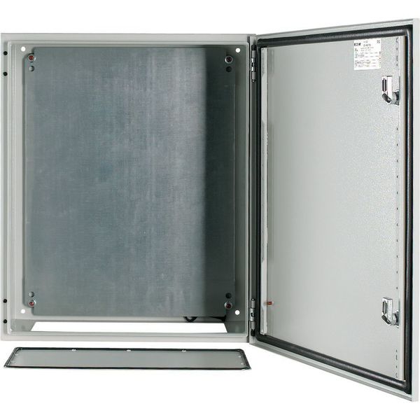Wall enclosure with mounting plate, HxWxD=600x500x250mm image 6