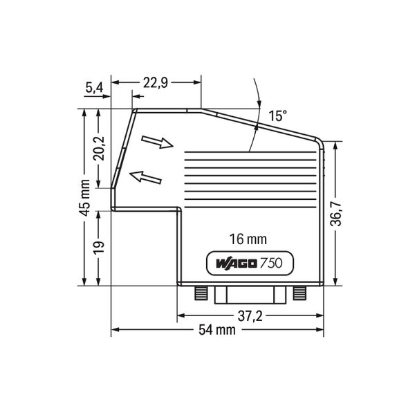 Fieldbus Connector PROFIBUS with D-sub male connector 9-pole light gra image 8