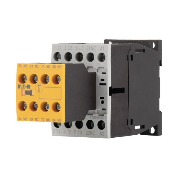 Safety contactor, 380 V 400 V: 4 kW, 2 N/O, 3 NC, 24 V DC, DC operation, Screw terminals, with mirror contact. image 6