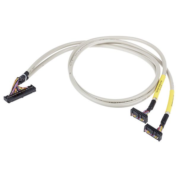 System cable for Omron CJ1W 2 x 16 digital inputs or outputs image 1