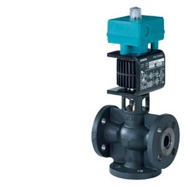 MXF461.50-30 - Mixing/2-port magnetic control valve, flange, PN16, DN50, kvs 30, AC / DC 24 V, DC 0/2...10 V / 4...20 mA image 1