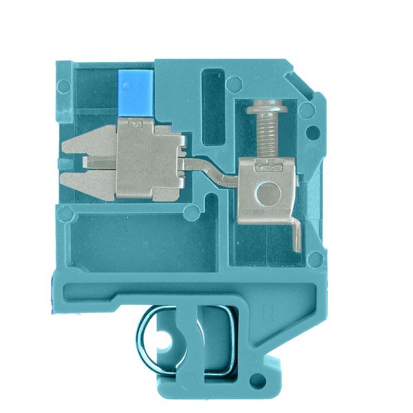 Neutral conductor modular terminal, Screw connection, 6, TS 32, blue image 1