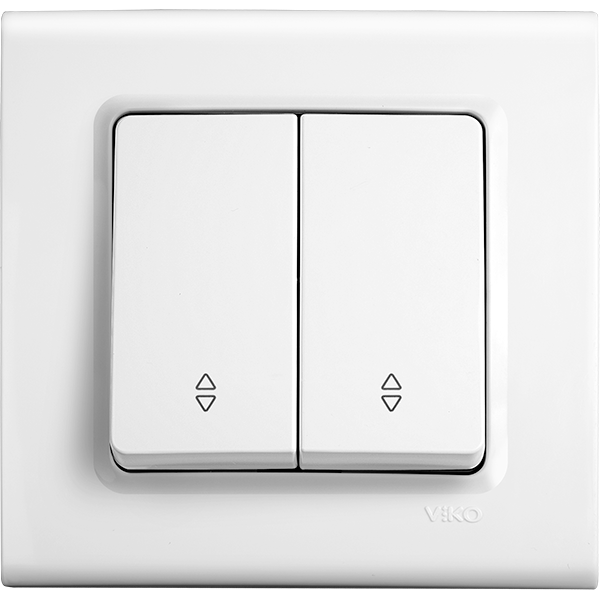 Linnera-Rollina Q C Two Gang Switch-Two Way Switch Beige image 2
