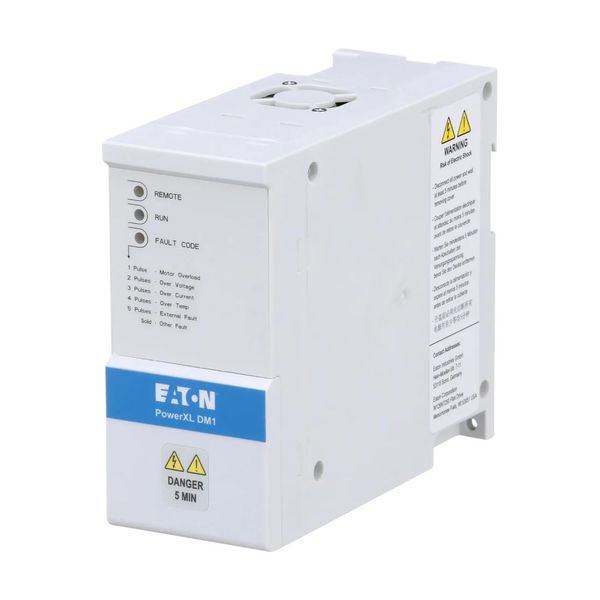 Variable frequency drive, 230 V AC, 3-phase, 1.6 A, 0.25 kW, IP20/NEMA0, Brake chopper, FS1 image 6