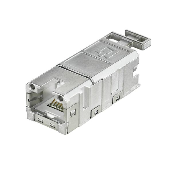 RJ45 connector, IP67 with housing, Connection 1: RJ45, Connection 2: I image 1