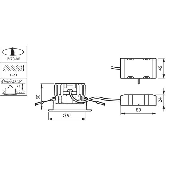 RS150B  LED9-WB-/830 D78 PSR PI6 ALU image 2