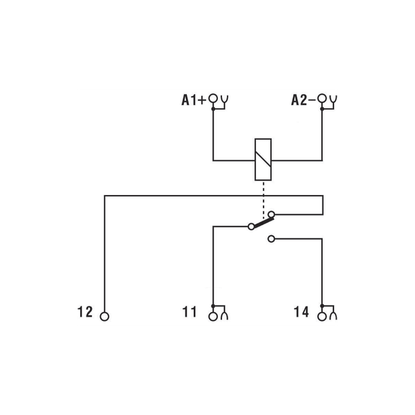 1 electromechanical relay 24Vac/dc SPDT 6A-(AC), spring, pluggable image 1