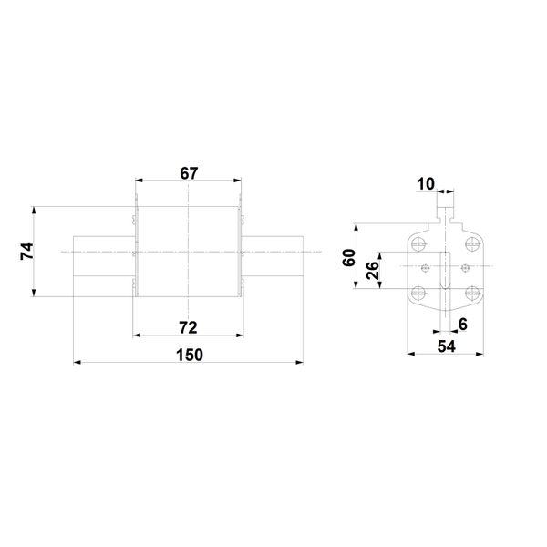 HRC fuse element, size 3, 315A, 400VAC image 5