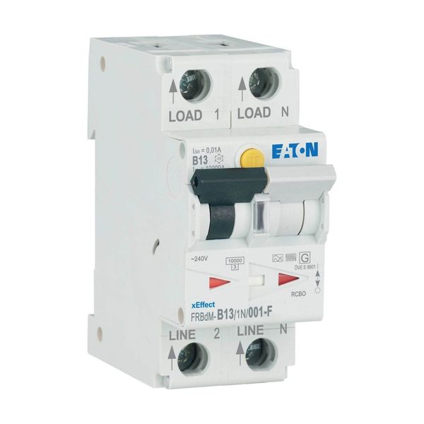 Digital RCD/MCB combination, 13 A, 10 mA, MCB trip characteristic: B, 1p+N, RCD trip characteristic: F image 5