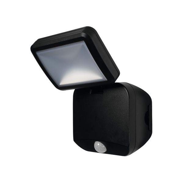 Battery LED Spotlight Single 4W 4000K IP54 Black image 1
