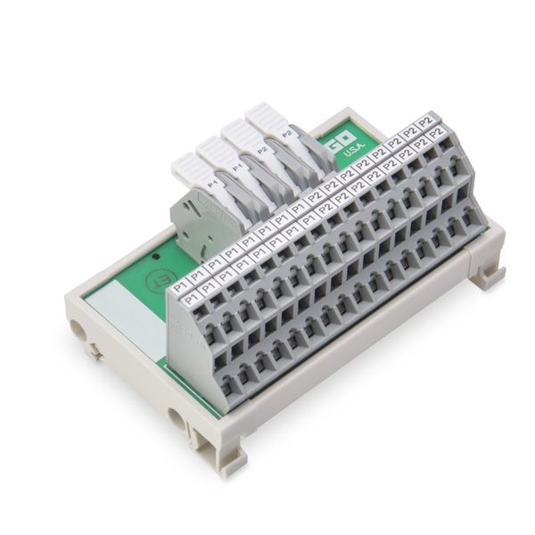 830-800/000-317 Potential distribution module; 2 potentials; with 2 input clamping points each image 1