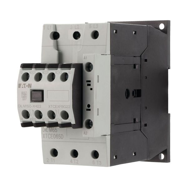 Contactor, 380 V 400 V 30 kW, 2 N/O, 2 NC, RDC 24: 24 - 27 V DC, DC operation, Screw terminals image 14